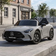 Двухместный детский электромобиль M 6315EBLR-11(24V) серый Mercedes с аккумулятором 24V10AH